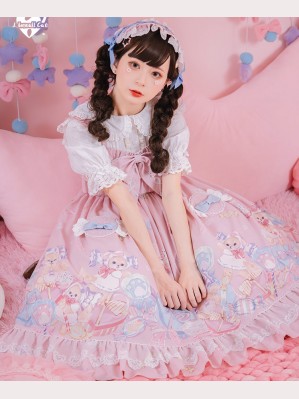 Candy Dog Sweet Lolita Style Dress JSK by Lineall Cat (LC02)